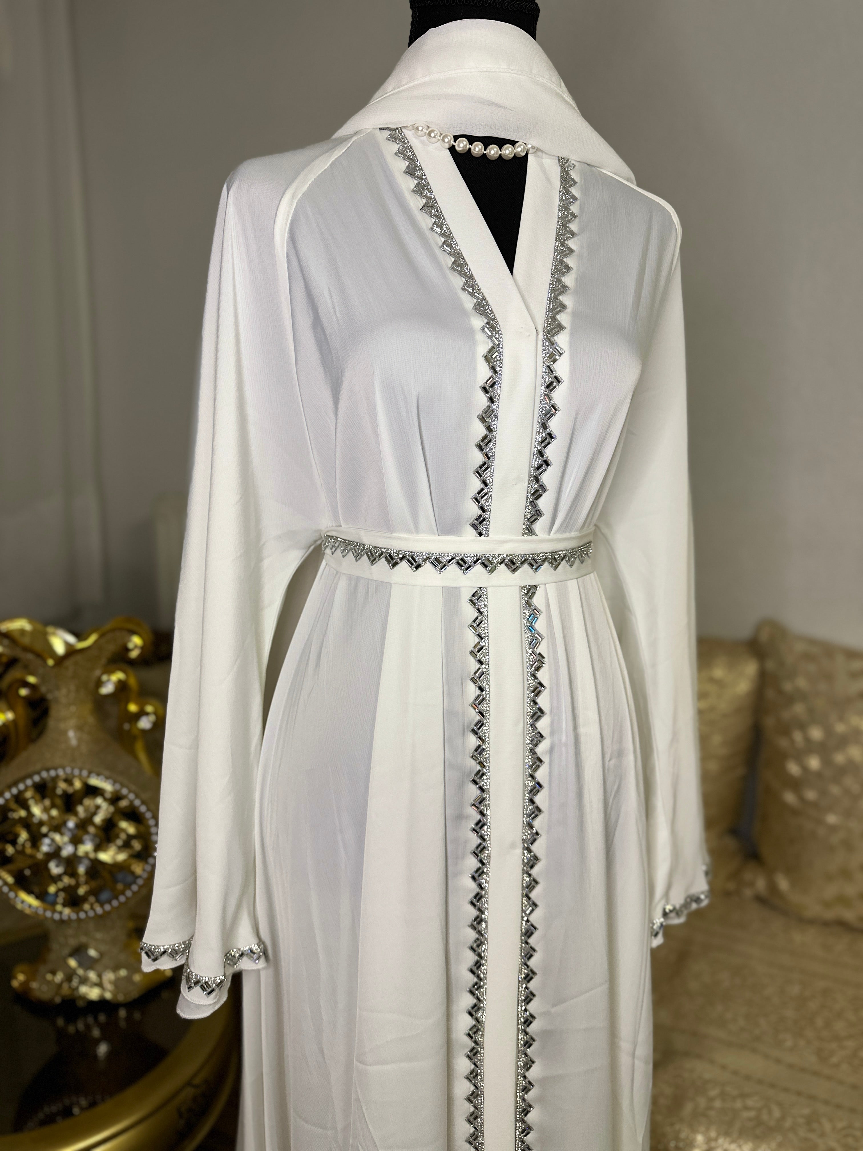 Abaya blanche